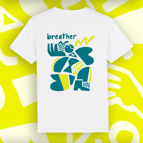 BREATHER TEE /40 🌬- CLAIRE PROUVOST ꧁WHITE85%🌱15%♻️꧂ AWEAR #13 ̡ ҉ ҉ - BPB Wear