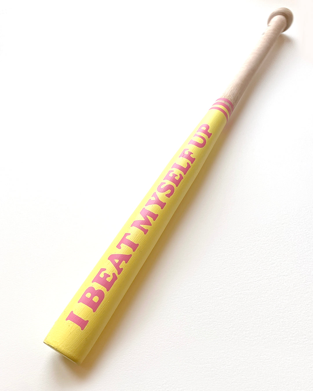 "I BEAT MYSELF UP" 30" Baseball Bat /50 - ASBESTOS x IDLES x BPB - BPB Wear