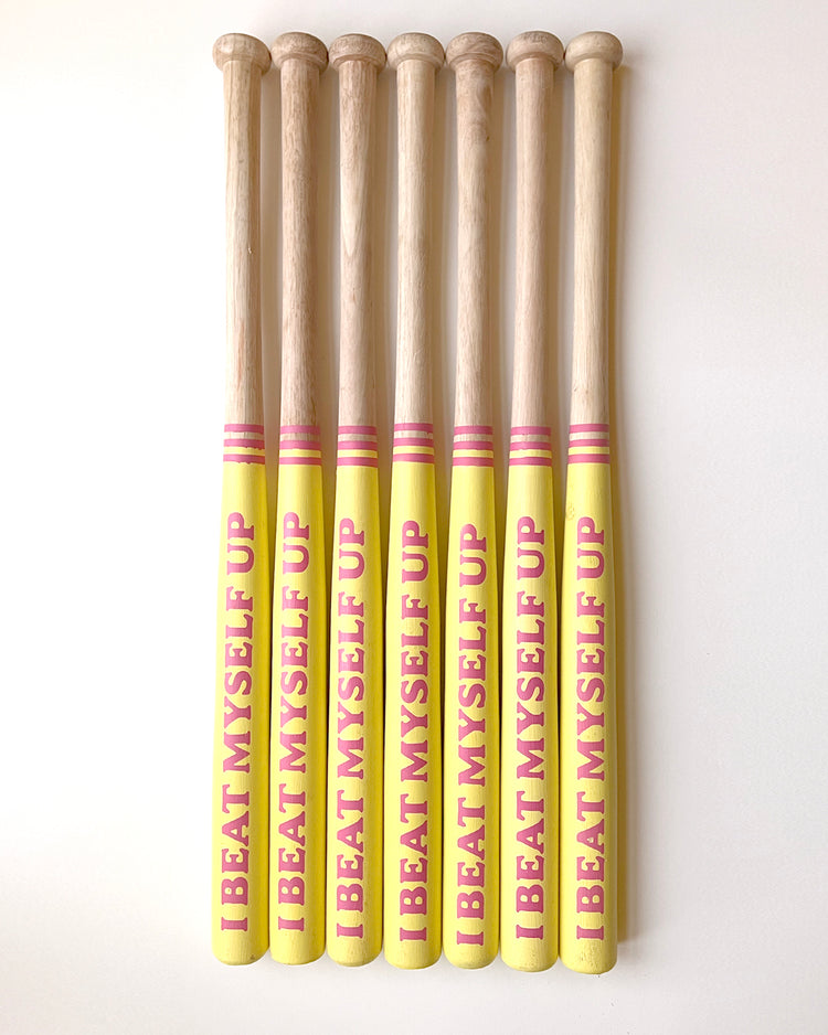 "I BEAT MYSELF UP" 30" Baseball Bat /50 - ASBESTOS x IDLES x BPB - BPB Wear
