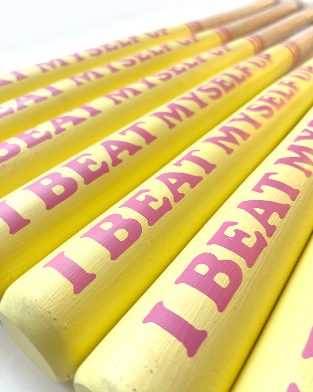 "I BEAT MYSELF UP" 30" Baseball Bat /50 - ASBESTOS x IDLES x BPB - BPB Wear