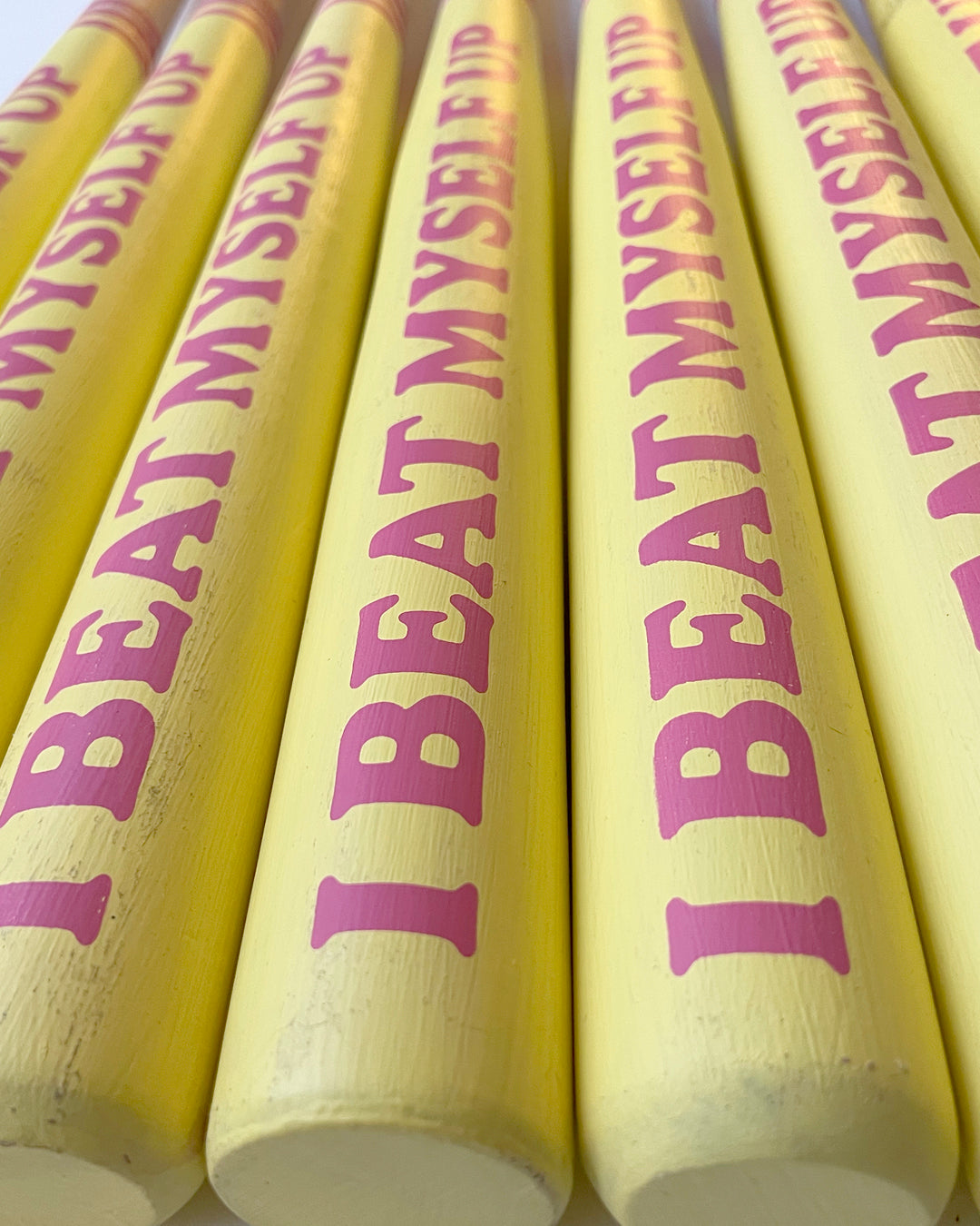 "I BEAT MYSELF UP" 30" Baseball Bat /50 - ASBESTOS x IDLES x BPB - BPB Wear