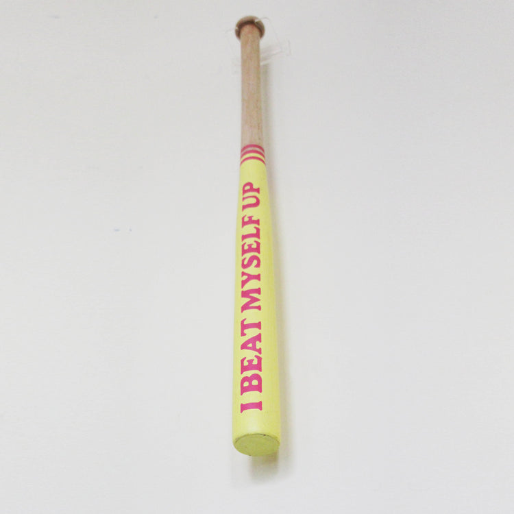 "I BEAT MYSELF UP" 30" Baseball Bat /50 - ASBESTOS x IDLES x BPB - BPB Wear